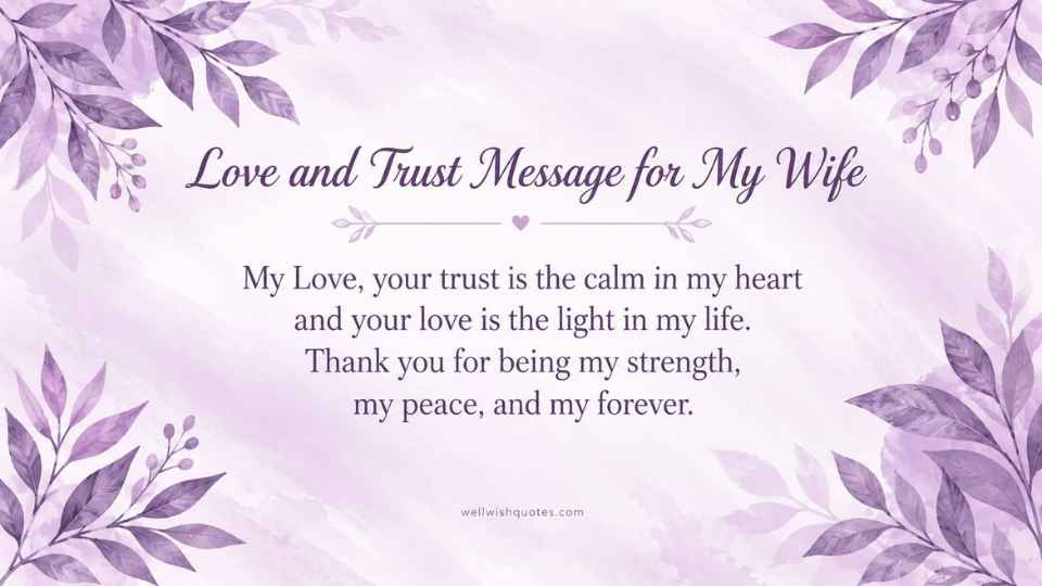 Love messages for wife