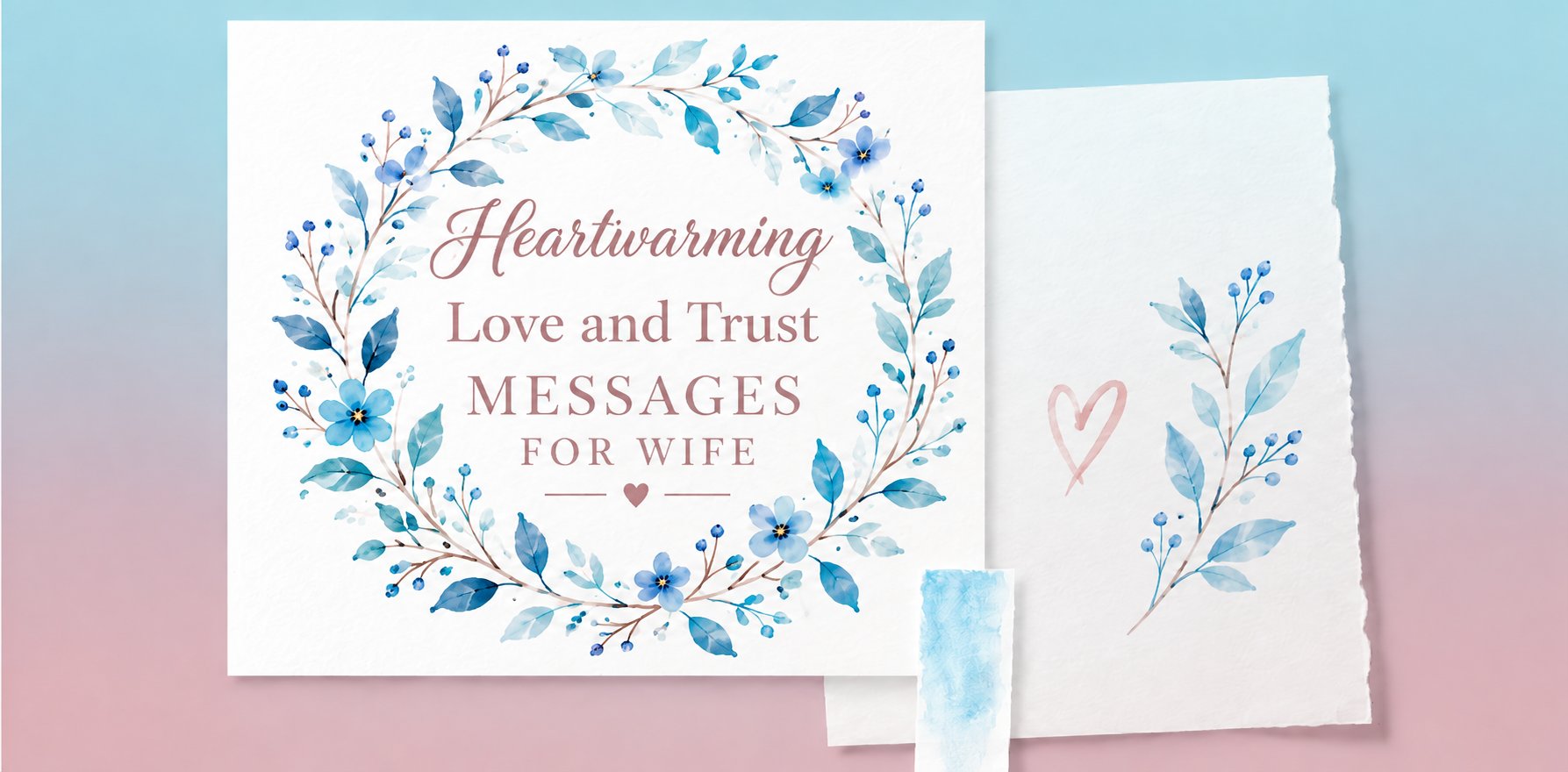 Love and trust messages for wife
