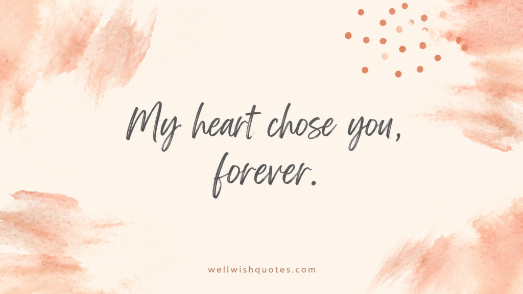 Romantic message for husband