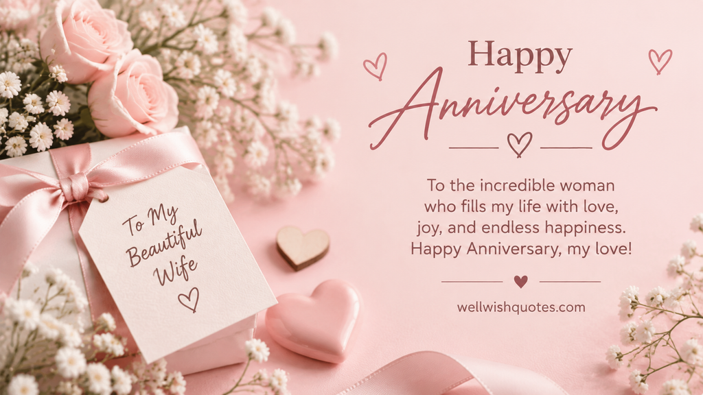 Sweet wedding wishes for Wife