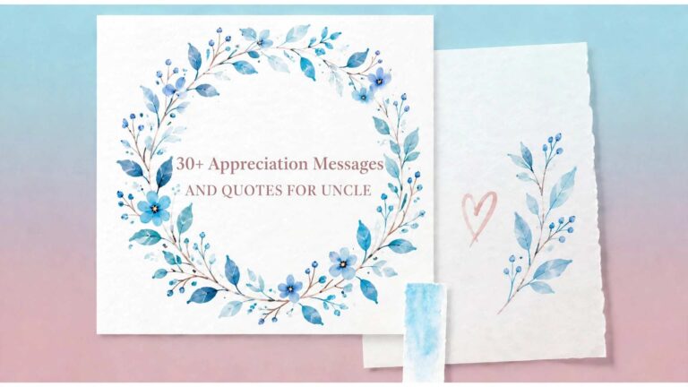 Appreciation Messages and Quotes for Uncle