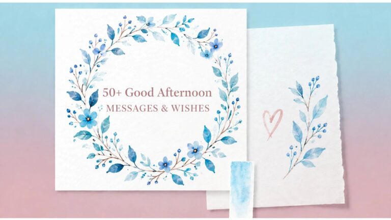 Good Afternoon messages and wishes
