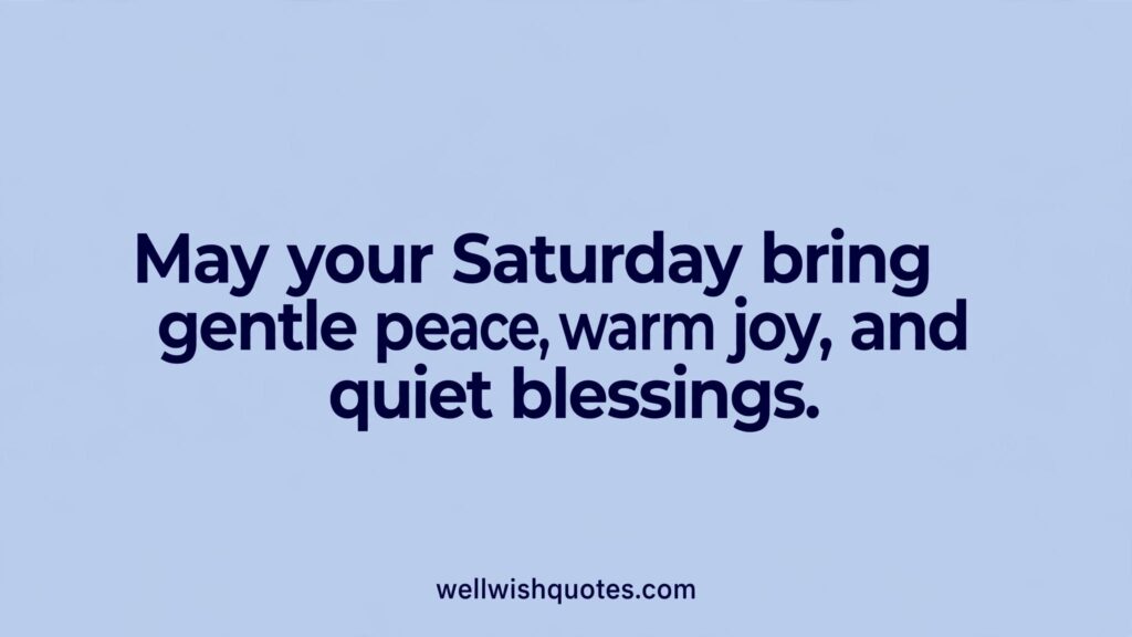 happy saturday blessings