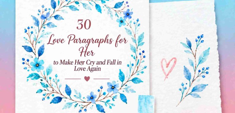Love paragraphs for her