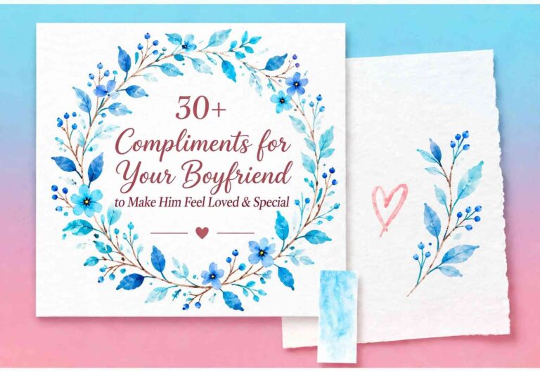 Compliments for you boyfriend