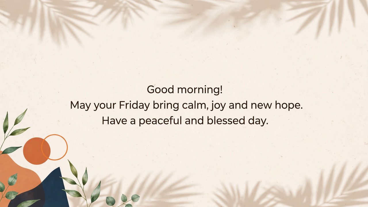 good morning friday blessing