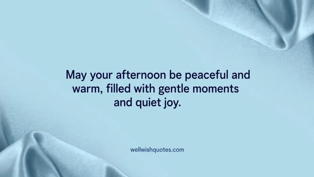good afternoon message