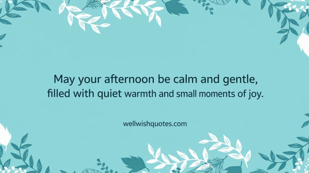 good afternoon wishes