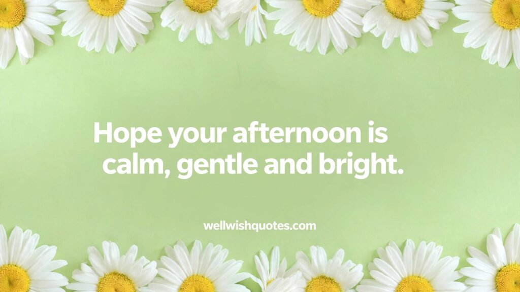 good afternoon wishes