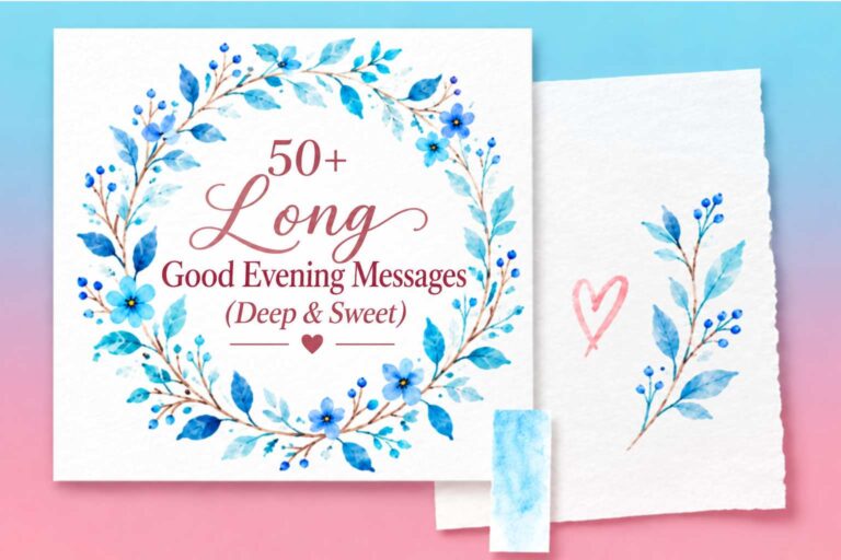 long good evening message