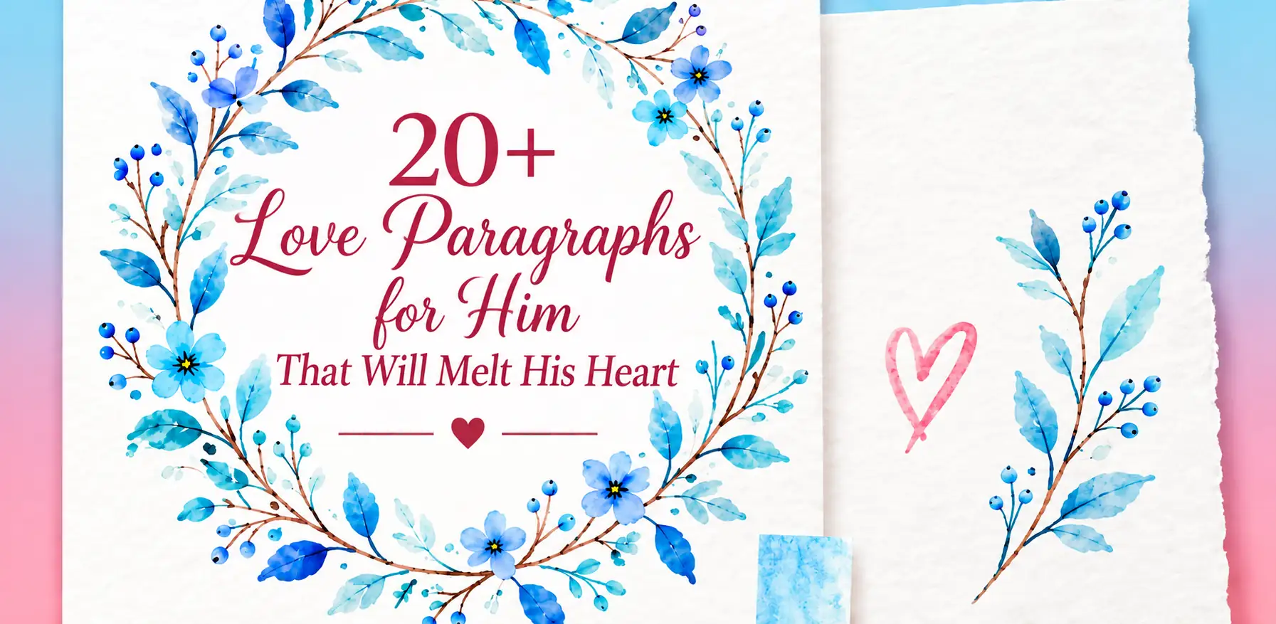 Love Paragraphs for him